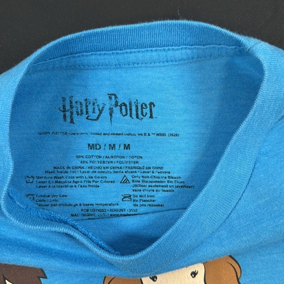 Harry Potter Long sleeve Blue Shirt. Size Medium. Super soft. - Picture 6 of 6